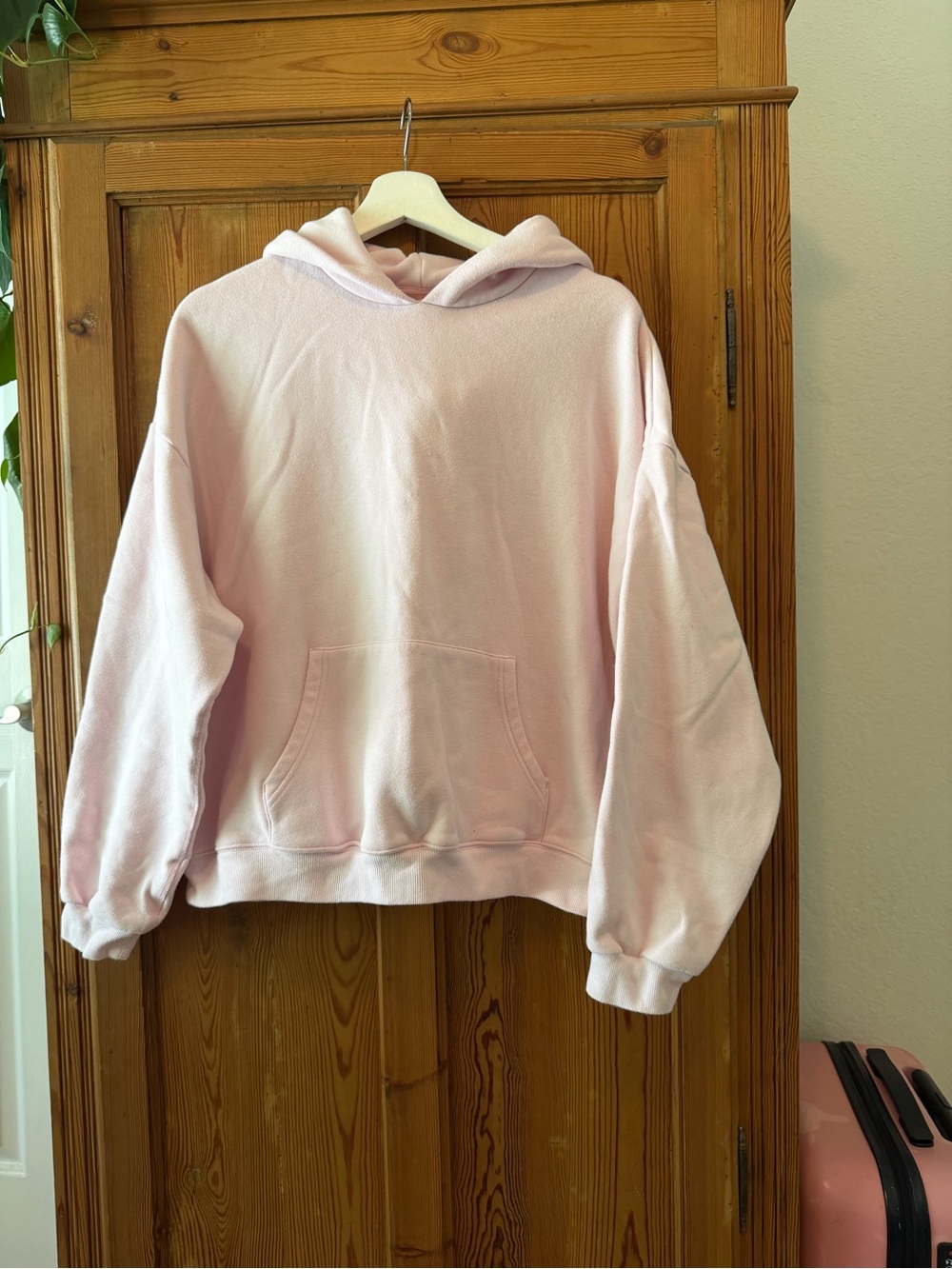 SKIMS Cherry Blossom Pink Oversized Hooded Sweatshirt